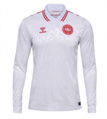 Denmark Replica Away Stadium Shirt Euro 2024 Long Sleeve